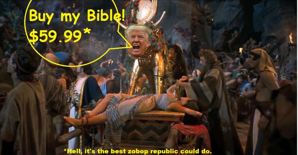 Trump is a grifter with his shady Bible!